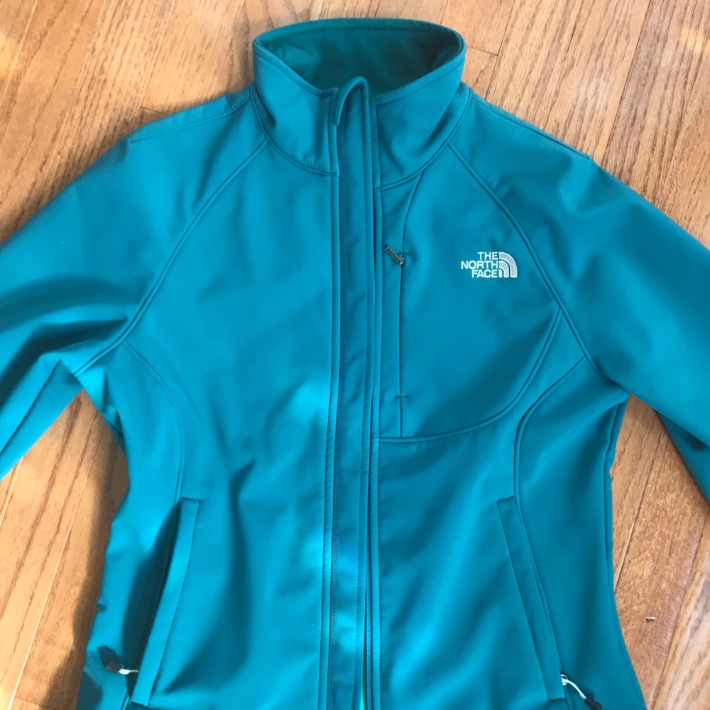 North Face Teal Apex Jacket